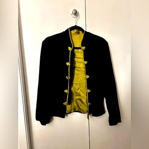 Velvet oriental jacket